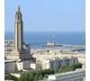 Le Havre vu d'en haut du 17ème étage de l'hôtel de ville