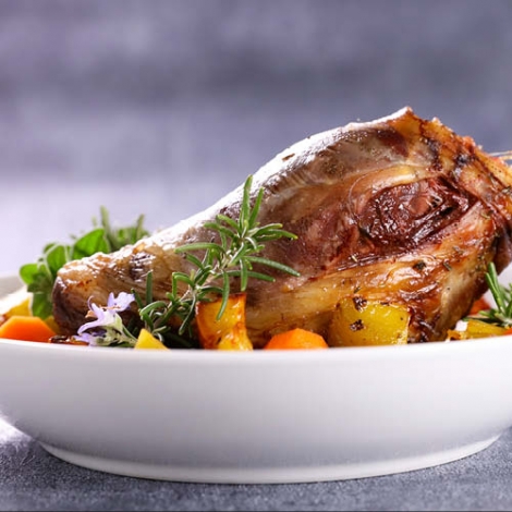 Atelier cuisine : agneau confit, petits légumes et jus réduit