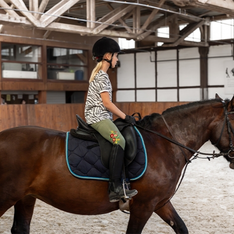 Semaine découverte au centre équestre Le Cheval Bleu